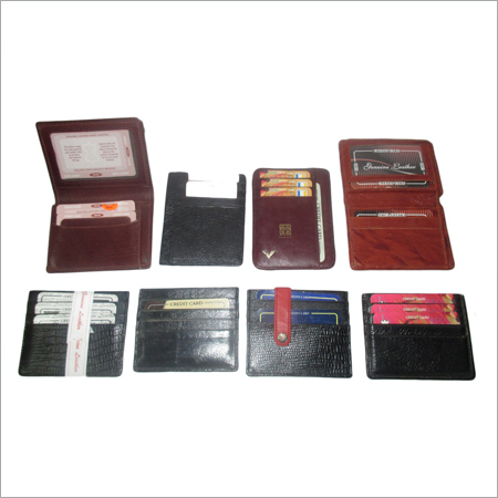 Finished Leather Credit Card Holder