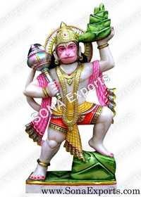Marble Veer Hanuman Murti Statue