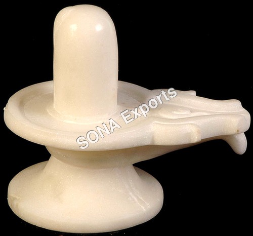 White Marble Shiv Linga