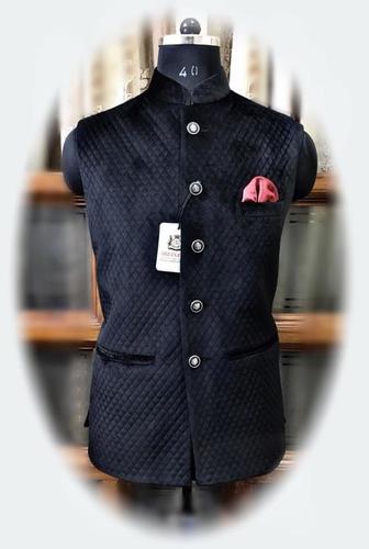 Designer Waist Coat - Velvet, Men's Size Options | Soft Fabric, Stylish Patterns, Lightweight Comfort