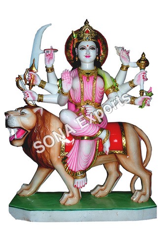 Makrana Marble Durga Murti