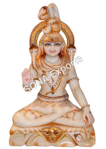 White Shiv Statue