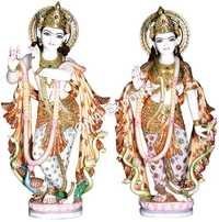 Marble Radha Krishna Statues