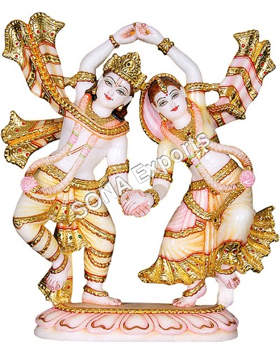 Radha Krishna Dancing Statue