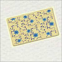 Printed Fibre Mats - Coir Yarn, 22mm Thick, Natural/bleached Base | Hand-woven, Eco-friendly, Anti-slip, Rubber Edging