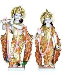 Marble Radha krishna Murti