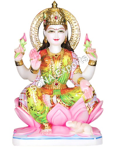 Marble Goddess Laxmi Murti