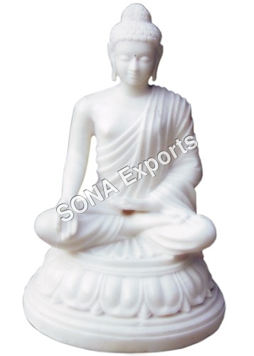 White marble Buddha Statue