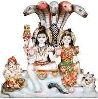Marble Shiva Parvati Murti