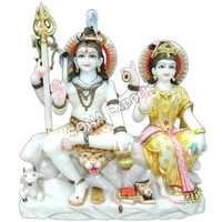 Marble Gauri Shankar Statue