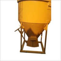 Cone Type Concrete Bucket With Pneumatic Jack
