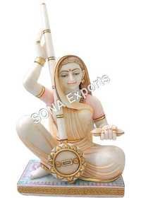 Marble Meera Bai Statue