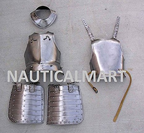 Pikman's Armour English Wer Period Breastplate Gorget And Tassets Armor