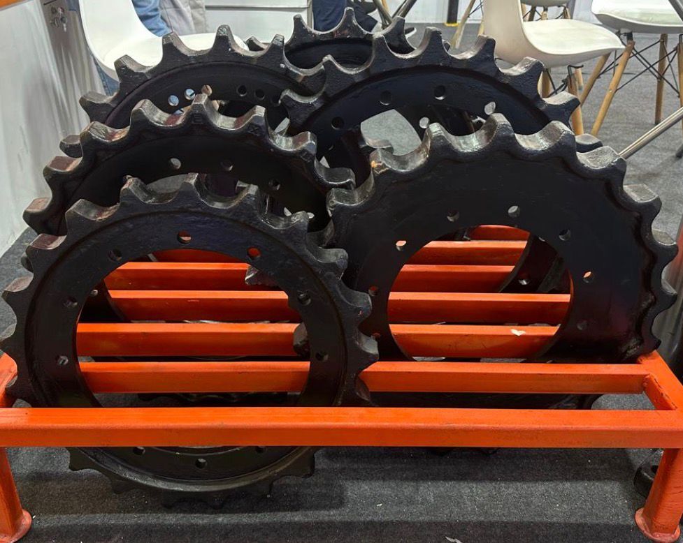 Excavator Sprocket Segment - Finish: Powder Coated