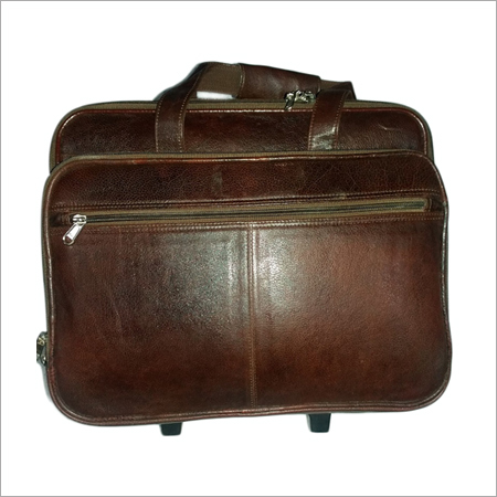 Leather Trolley Bag