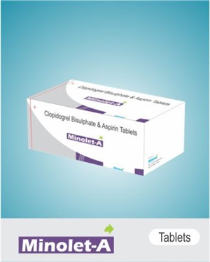 Minolet-A Tablet Ingredients: Clopidogrel 75Mg + Aspi- Rin 75Mg