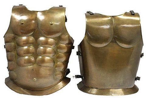 Steampunk Armor Breastplate One Size Fits Most Bronze