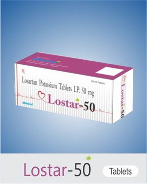 Lostar-25/50 Tablet Ingredients: Losartan Potassium 25/50Mg