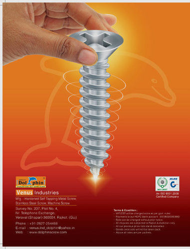 Steel screw