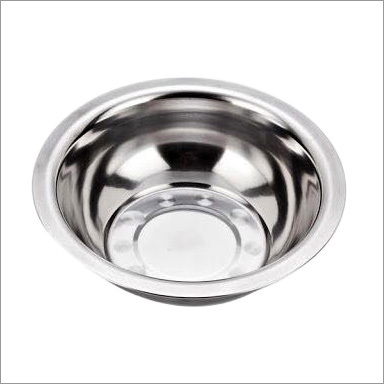S.S Doom Bowl - Stainless Steel, 0.8 Millimeter Thickness, Silver Color | Durable Shine, Smooth Edges, Food Grade Design for Versatile Use