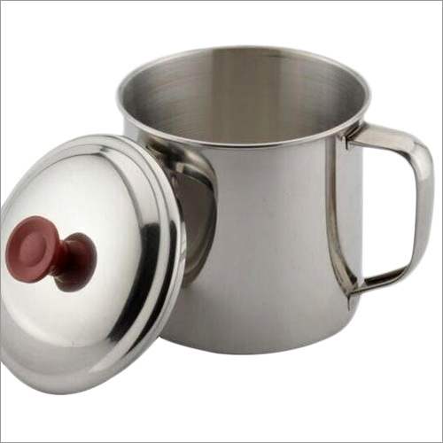 SS Mug - Stainless Steel, 0.5 Millimeter Thickness, Silver Color | Corrosion Resistant, Smooth Finish, Ideal for Home and Hotel Use