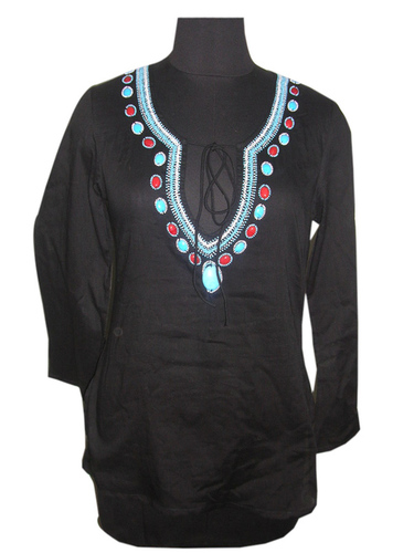 Ladies Cloth - Black Quick Dry Washable Fabric | Customized S, M, L, XL, Plus Size Options