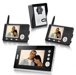 Wireless Video Door Phones With Triple Receivers