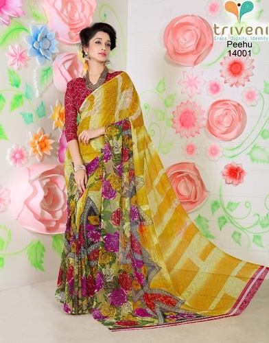 Pure Chiffon Saree