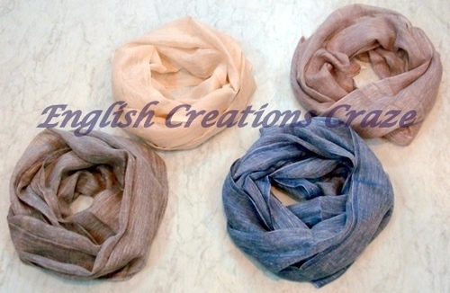 Cotton Linen Woven Stoles