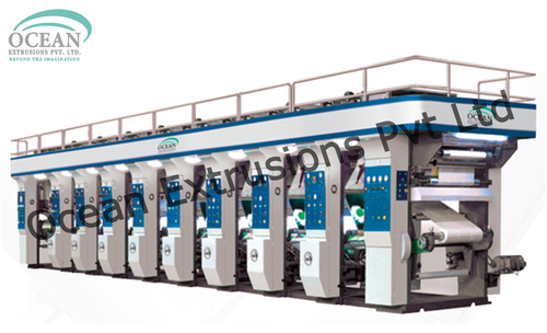 Multi Color Rotogravure Printing Press Machine