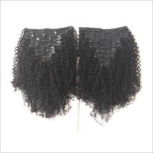 Natural Kinky Curly Clip In Hair Extensions