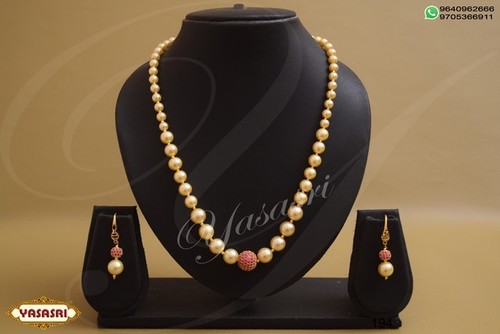 Golden Traditional Women Fancy Mala