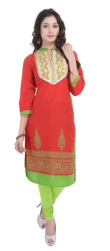 Red Formal Wear Kurti