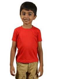 Orange Kids Round Neck T Shirts
