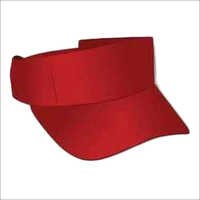 Sunshade Cap - Cotton Material, Flawless Finish In Red Color | Unisex Design, Smooth Texture, Versatile Patterns