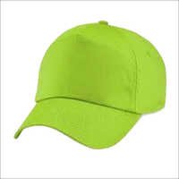 Plain Cap - Cotton Material, Parrot Green Color | Flawless Finish, Neatly Stitched, Ideal Exhibit For Male Wear