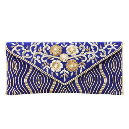 Traditional Gotta Patti Box Clutch with Sling