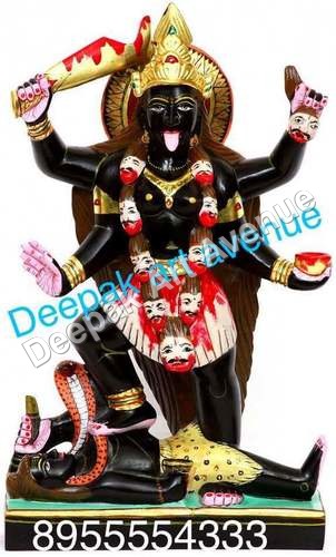 Marble Maa Kali Statue