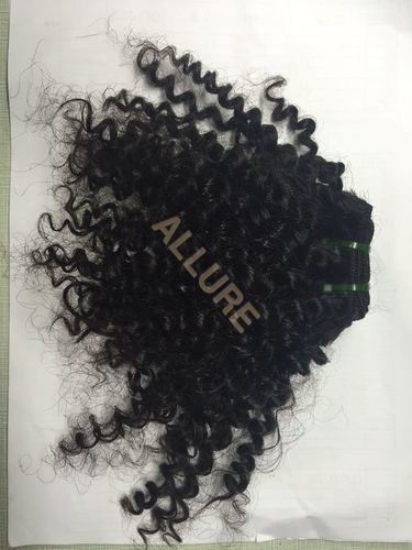 Natural Black Steam Curly Hair