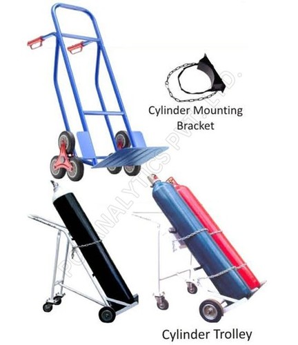 Metal P-Lok Cylinder Trolley & Cylinder Mounting Bracket