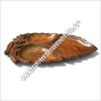 Modern Good Wood Leaf Shaped Tray