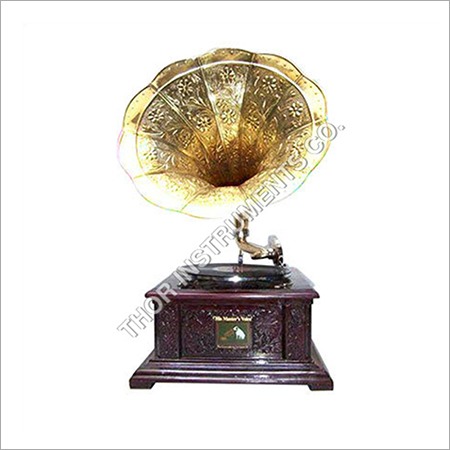 Antique Brass Handmade Gramophone Decorative