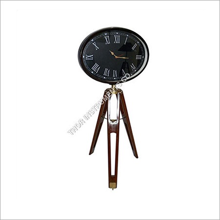 Vintage Clock With Tripod