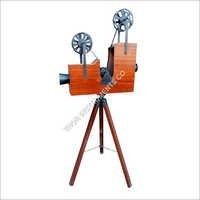 Vintage Brown Projector With Stand