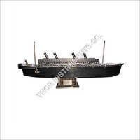 Metallic Titanic Ship Toy Decorative