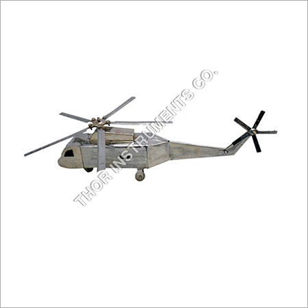 WELDED ARTWORK AVIATION HELICOPTER DECOR By THOR INSTRUMENTS CO.