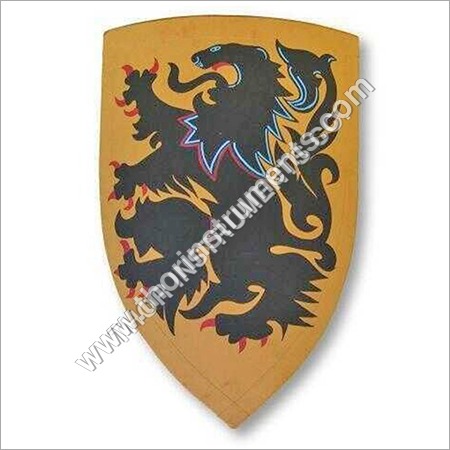 Crusader Lion Shield Costumes Yellow One Size