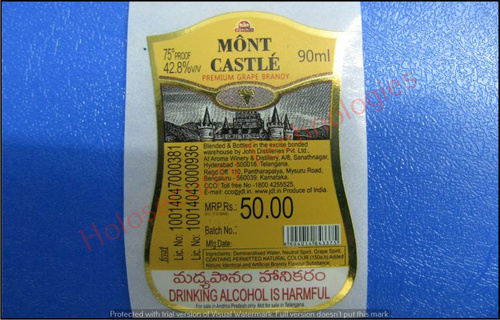 Printed Foil Label