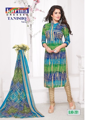 Cotton Unstitched Dress Materials Wholesale
