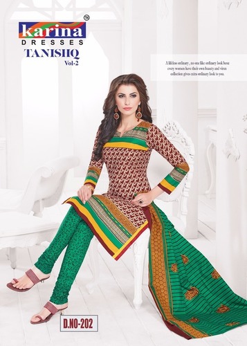 Cotton Printed Salwar Suits Jetpur